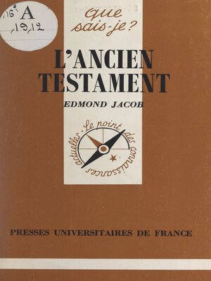 cover image of L'Ancien Testament